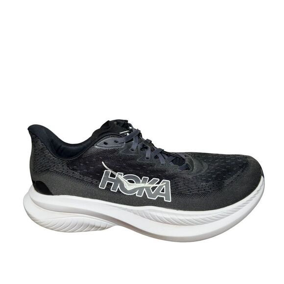 Hoka Mach 6 wide Black and White Athletic Shoes size 11.5 2E main image 4